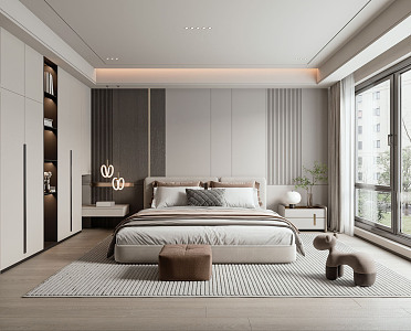 Modern Bedroom Home Bedroom 3d model