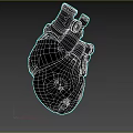 Mechanical Heart Machine Heart Cyberpunk Heart Steampunk 3d model