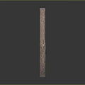 Antique Vintage Wooden Door With Rustic Weathered Surface And Carved Details