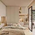 Modern Open Living and Dining Room with Sofa Dining Table and Wooden Flooring