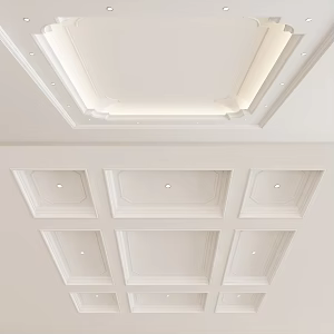 European-style ceiling 3d model