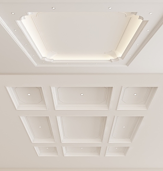 European-style ceiling 3d model