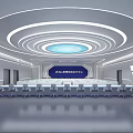Modern Command Center Intelligent Command Center 3d model