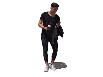 modern man 3d model