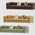 modern double sofa 3d model