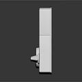 Smart Door Handle With Digital Keypad And Modern Metal Design For Home Security