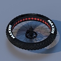 wheel hub wheel bicycle tire 3d model