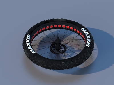 wheel hub wheel bicycle tire 3d model