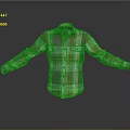 Colorful Plaid Long Sleeve Button Front Shirt With Collar And Pockets