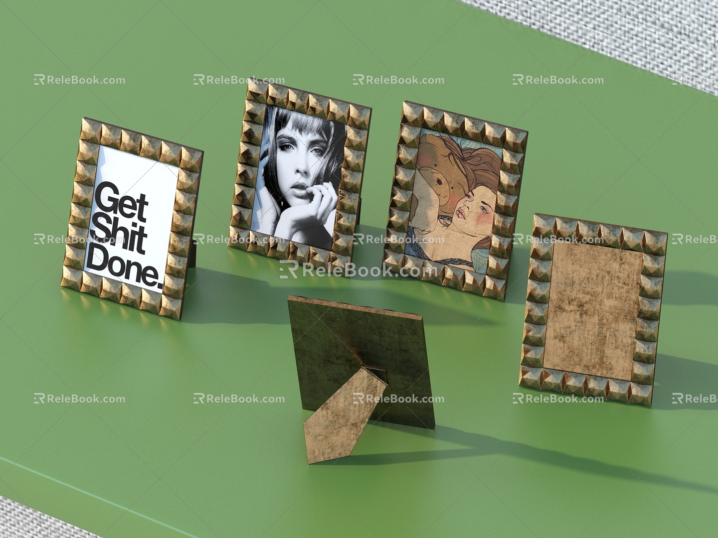 Modern Photo Frame Ornaments Life Supplies 3d model