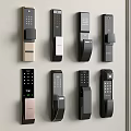 Smart Door Handles With Digital Keypad And Modern Design For Home Security