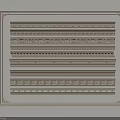 Decorative Gypsum Cornice With Various Patterns And Designs For Interior Decoration 3d model