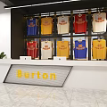 Indoor Basketball Court With Wooden Flooring Blue Markings Basketball Hoops And Firesun Banners