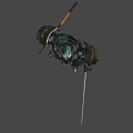 Samurai robot 3d model