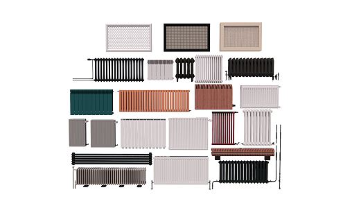 Modern radiator appliances 3d model