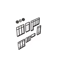 Modern Casement Windows With Black Frames And Various Design Styles For Home