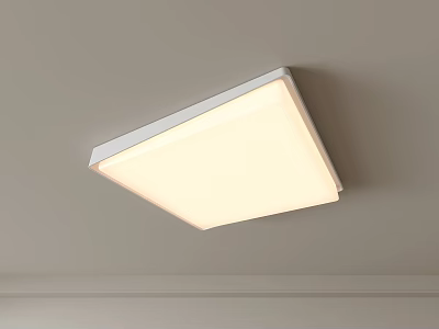 Modern LED Ceiling Light With Ultra Thin Slim Simple Design For Home Decoration 3d model