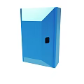 Blue Electronic Control Box With Front Panel Display Screen And Buttons