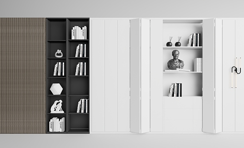 Modern Storage Cabinet Simple Storage Cabinet 3d model