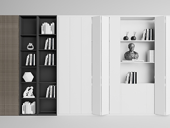 Modern Storage Cabinet Simple Storage Cabinet 3d model