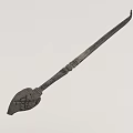 Hardware tool weapon shovel 3d model