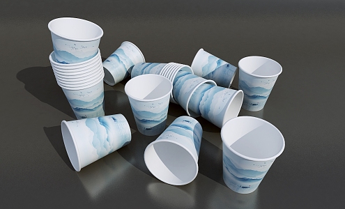 Paper cup 3d model