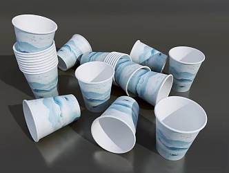 Paper cup 3d model