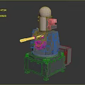 Military Weapon With Heavy Duty Metal Structure And Cannon Like Barrel