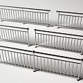 Sturdy Modern Metal Railings With Sleek Design For Balcony Or Staircase Use