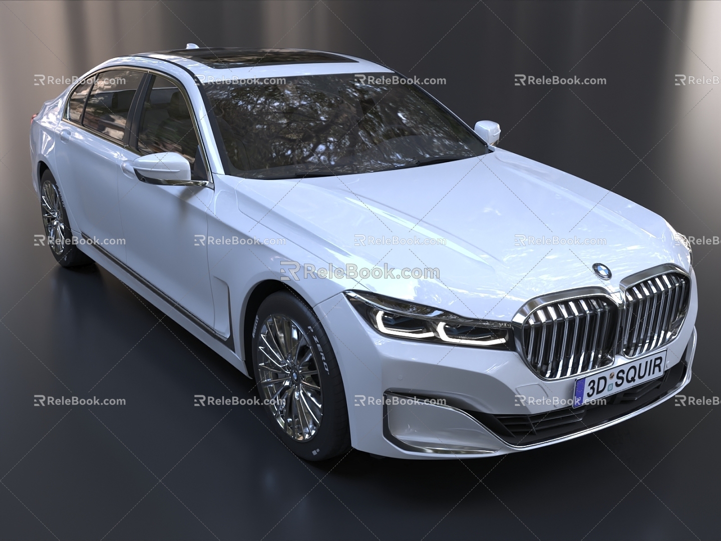 BMW 7 Series Long Axis Edition BMW Car BMW Sedan 3d model