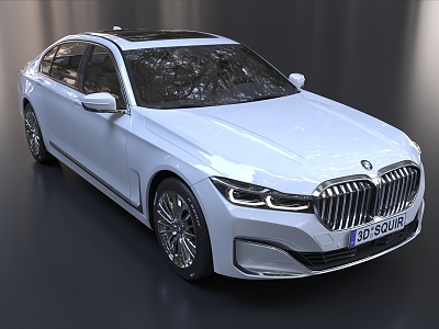 BMW 7 Series Long Axis Edition BMW Car BMW Sedan 3d model