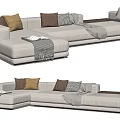 Modern Multiplayer Sofa 3d model