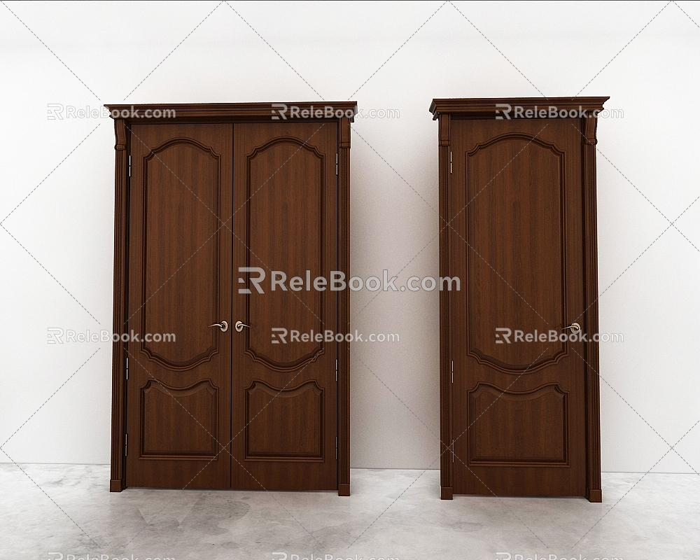 Door combination 3d model