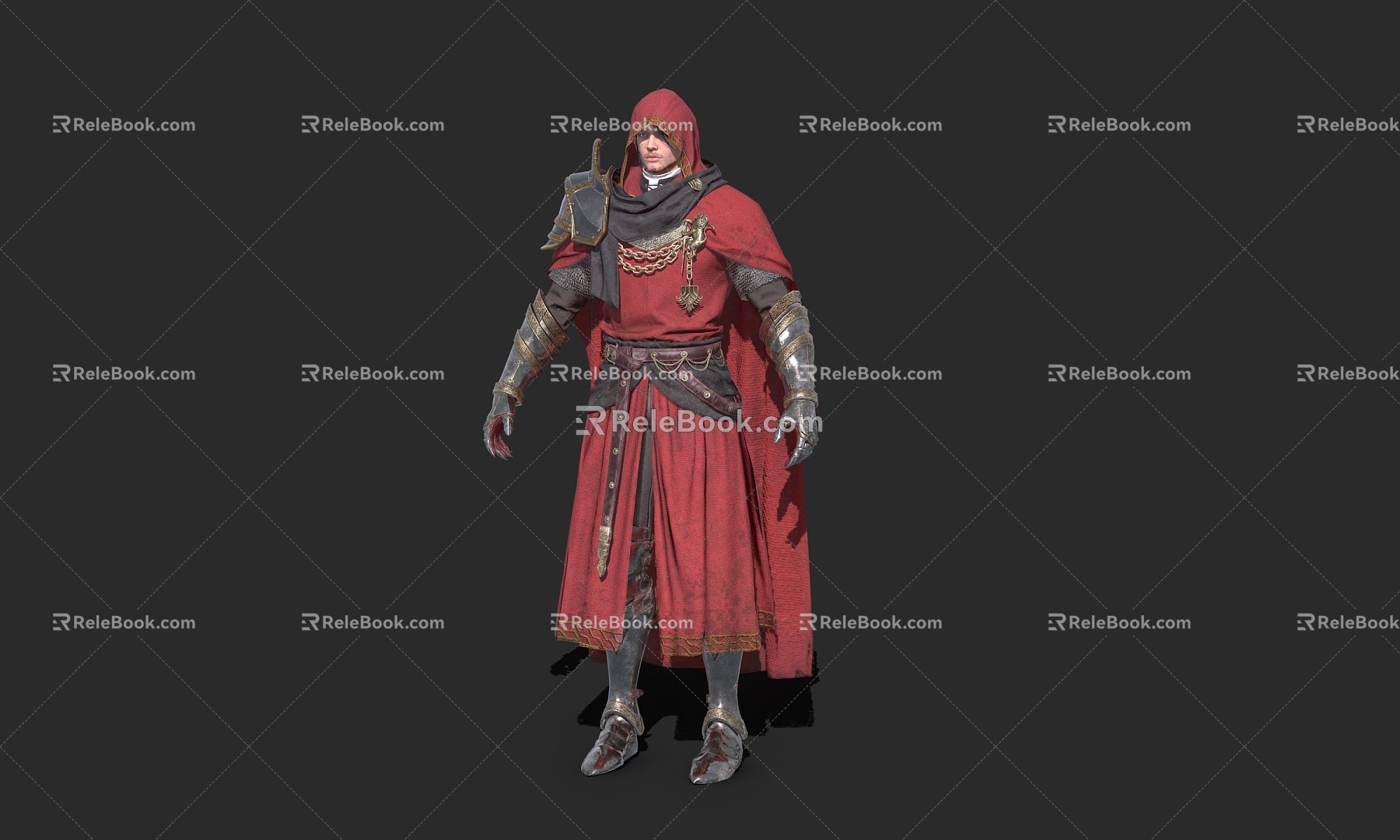 Villagers Paladin Magic Swordsman Warrior 3d model