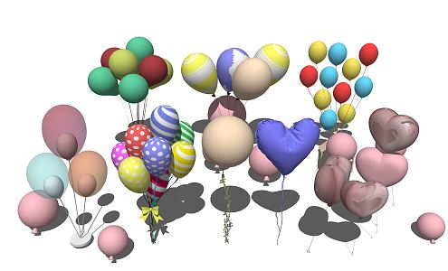 Modern Balloon 3d model