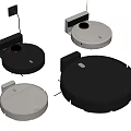 Modern sweeping robot sweeper 3d model
