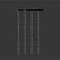 Elevated Metal Platform Structure With Steel Support Columns And Top Deck