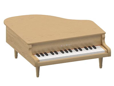 Wooden Small Piano Keyboard for Kids in Instrument and Art Supplies Collection 3d model