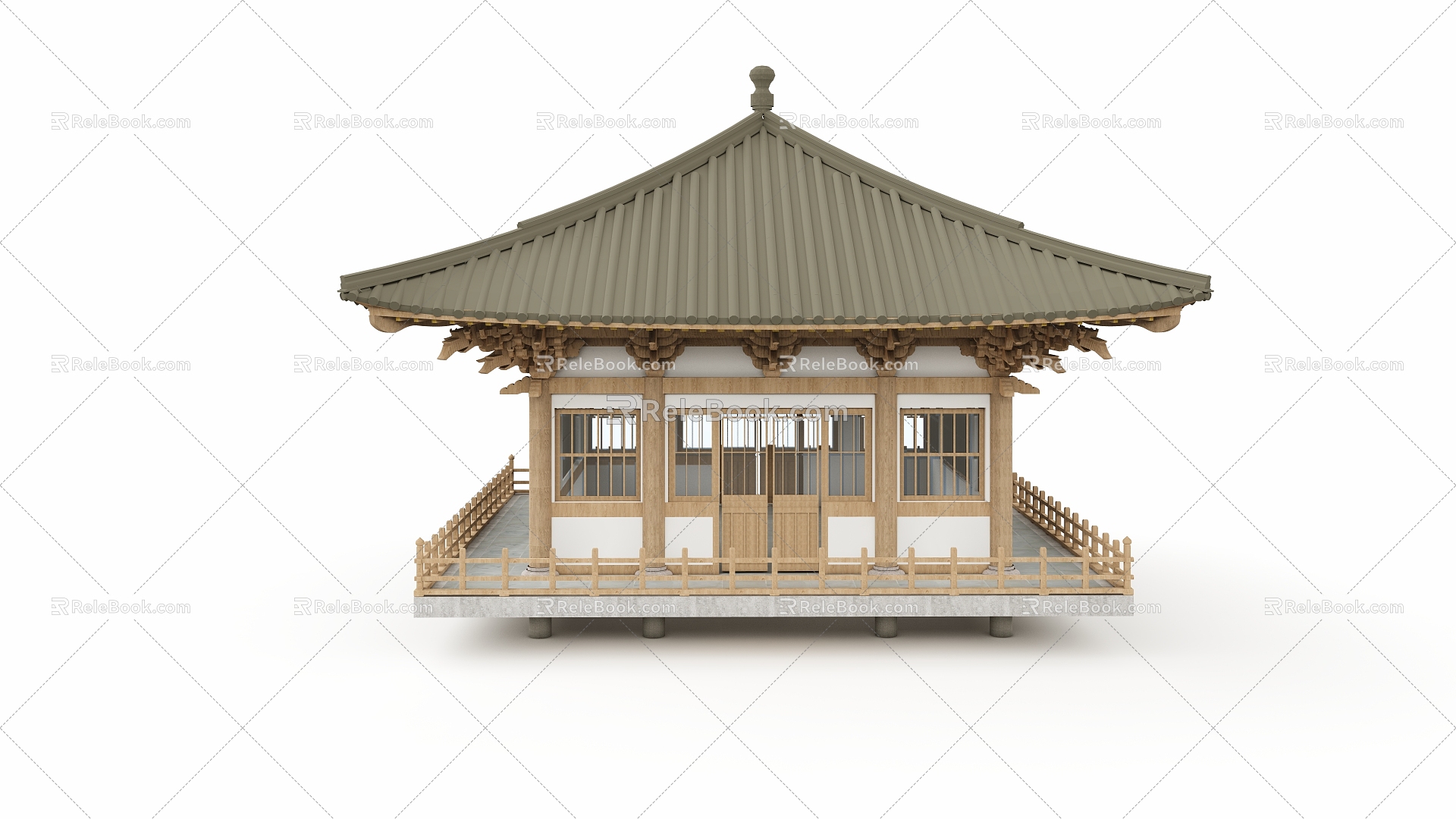 New Chinese Style Ancient Building Ancient Building Homestay Building 3d model