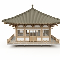 New Chinese Style Ancient Building Ancient Building Homestay Building 3d model