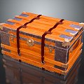 Boxes, Bags, Leather Boxes, Leather Boxes and Containers Realistic 3d model