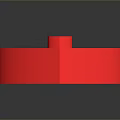 Red Heart Shaped Maze Sculpture With Intricate Carving And Glossy Surface Design