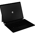 Microsoft Black 2 in 1 Laptop With Detachable Keyboard And Windows Logo
