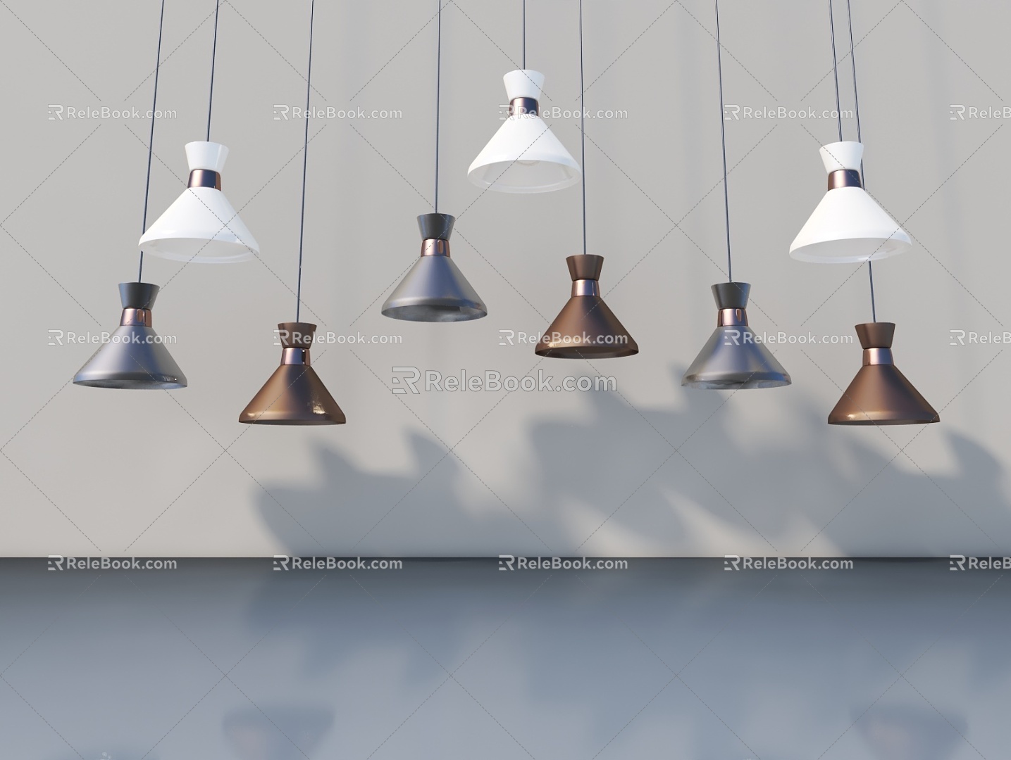 Chandelier ornaments 3d model