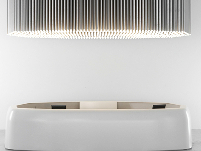 Modern reception desk model