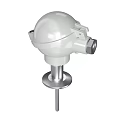 Industrial Temperature Sensor Equipment with White Spherical Top and Metal Probe for Industrial Measurement