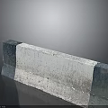 Durable Construction Block With White Central Area And Blue Side Panels
