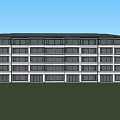 New Chinese-style Residential Building Multi-storey Residence 3d model