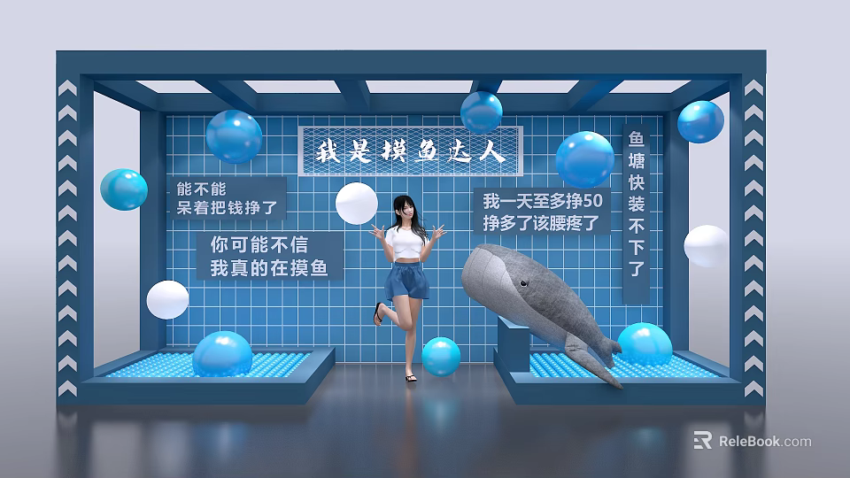 Eco Friendly Commercial Waste Collection Equipment for Daily Environmental Protection Activities 3d model 