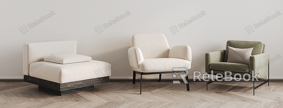 Modern Single Sofa Single Chair Leisure Chair model